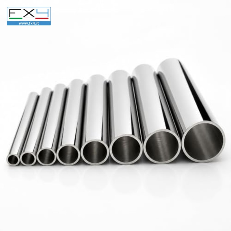Tubo tondo in acciaio inox AISI 316L lucido – foto 4