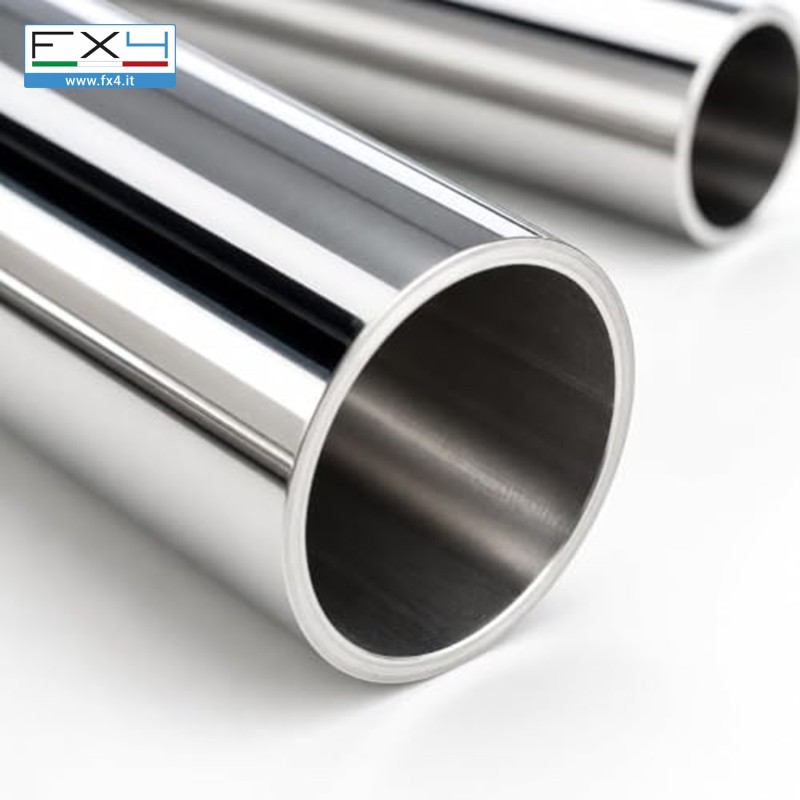 Tubo tondo in acciaio inox AISI 316L lucido – foto 5
