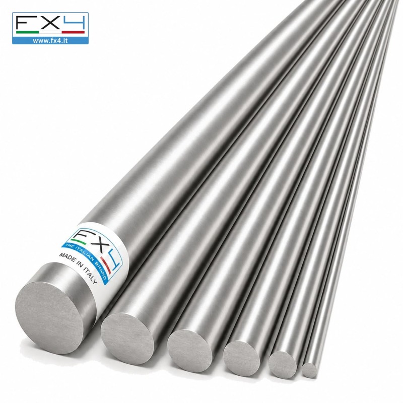 Tondo pieno inox AISI 304 trafilato – tondino, barra tonda in acciaio inox