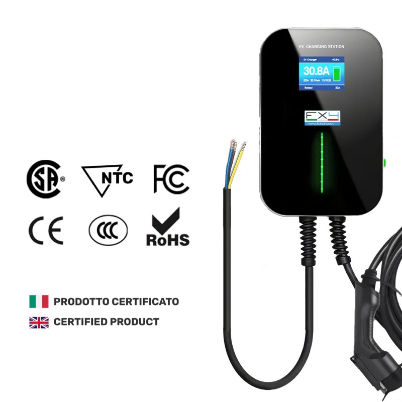 Wallbox Tipo 2 trifase 11 kW 16A con RFID – stazione di ricarica, caricatore per auto elettriche – foto 5