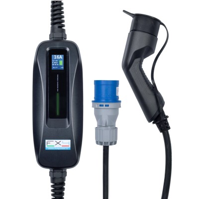 Caricatore portatile Tipo 2 monofase 7 kW fino a 32A – wallbox portatile, stazione di ricarica per auto elettriche