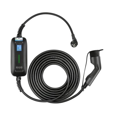 Caricatore portatile Tipo 2 monofase 3,5 kW con avvio ritardato – wallbox portatile, stazione di ricarica per auto elettriche