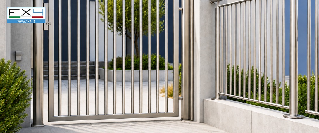 Cancelli e recinzioni: tubo tondo inox AISI 304 grezzo