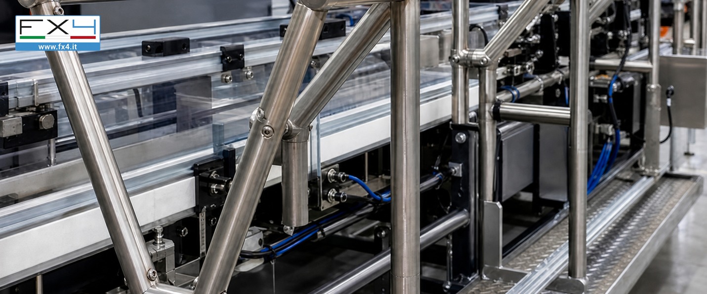 Telai e supporti: tubo tondo inox AISI 304 grezzo