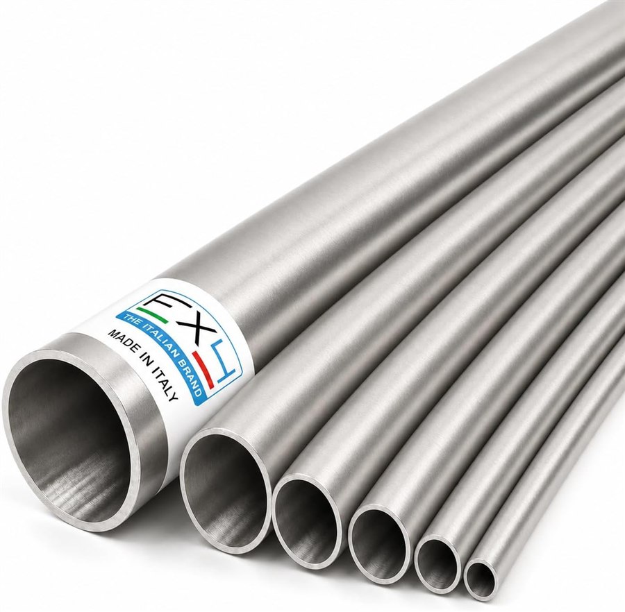 Tubo tondo in acciaio inox AISI 304 grezzo